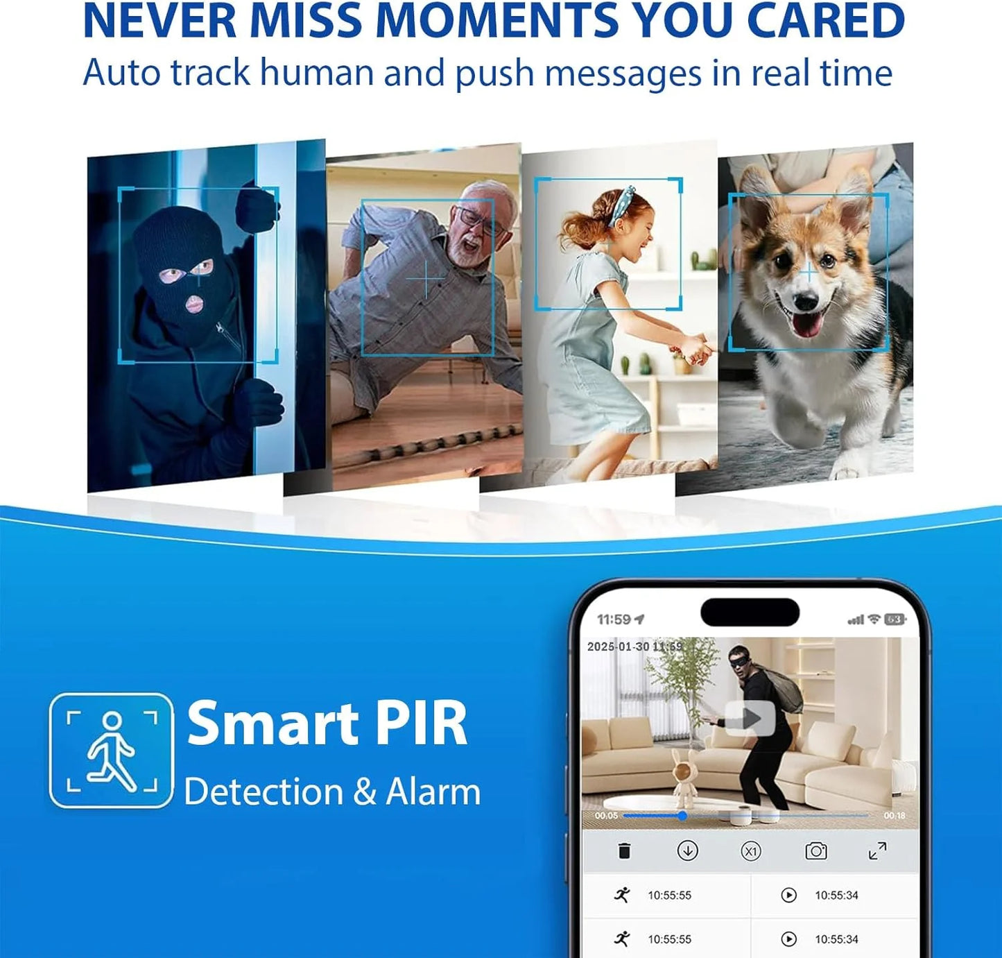 TRENDIQ SmartSecure Mini Camera™